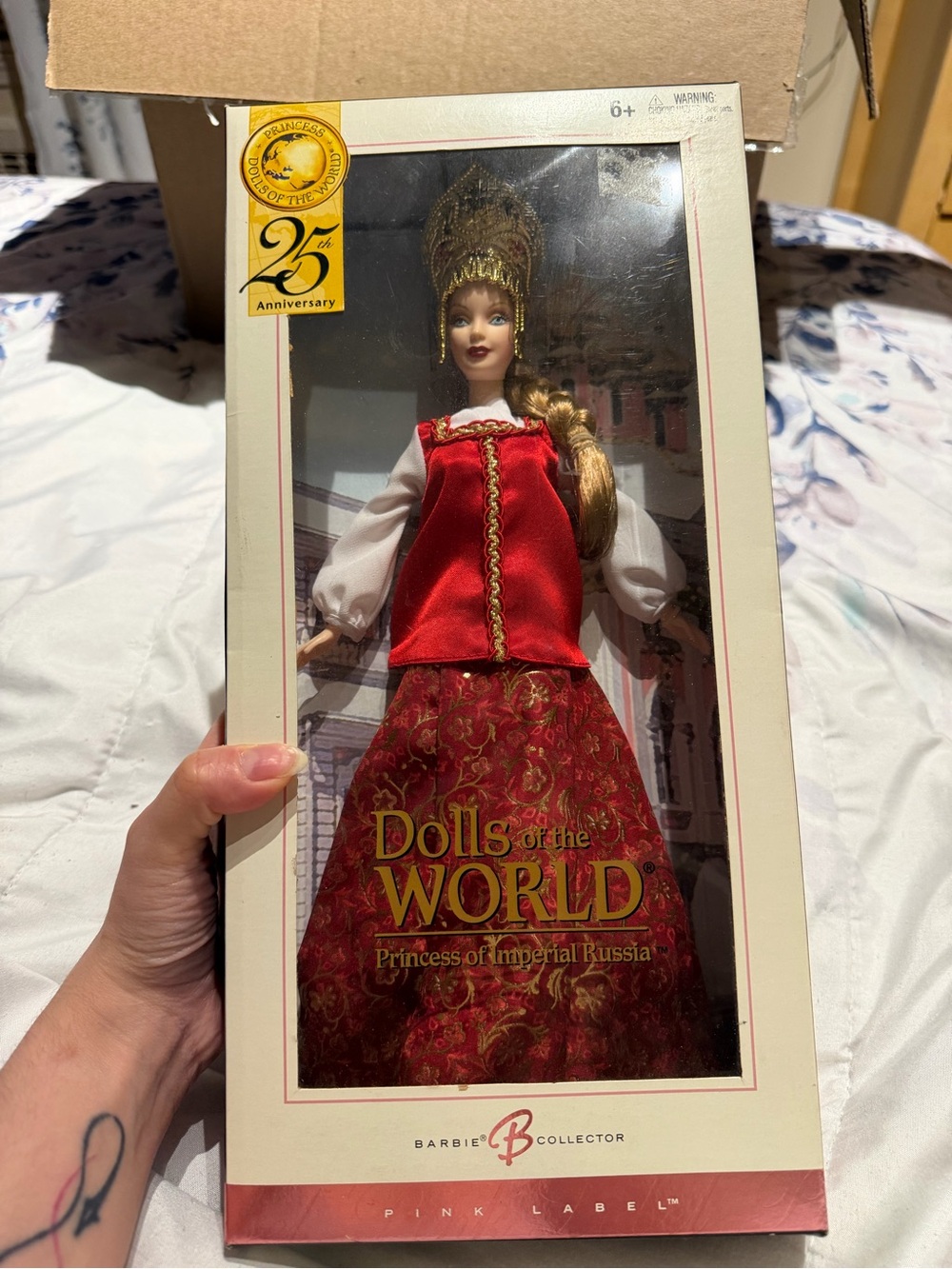 Barbie Dolls of the World Princess of Imperial Russia - Red & White with Gold